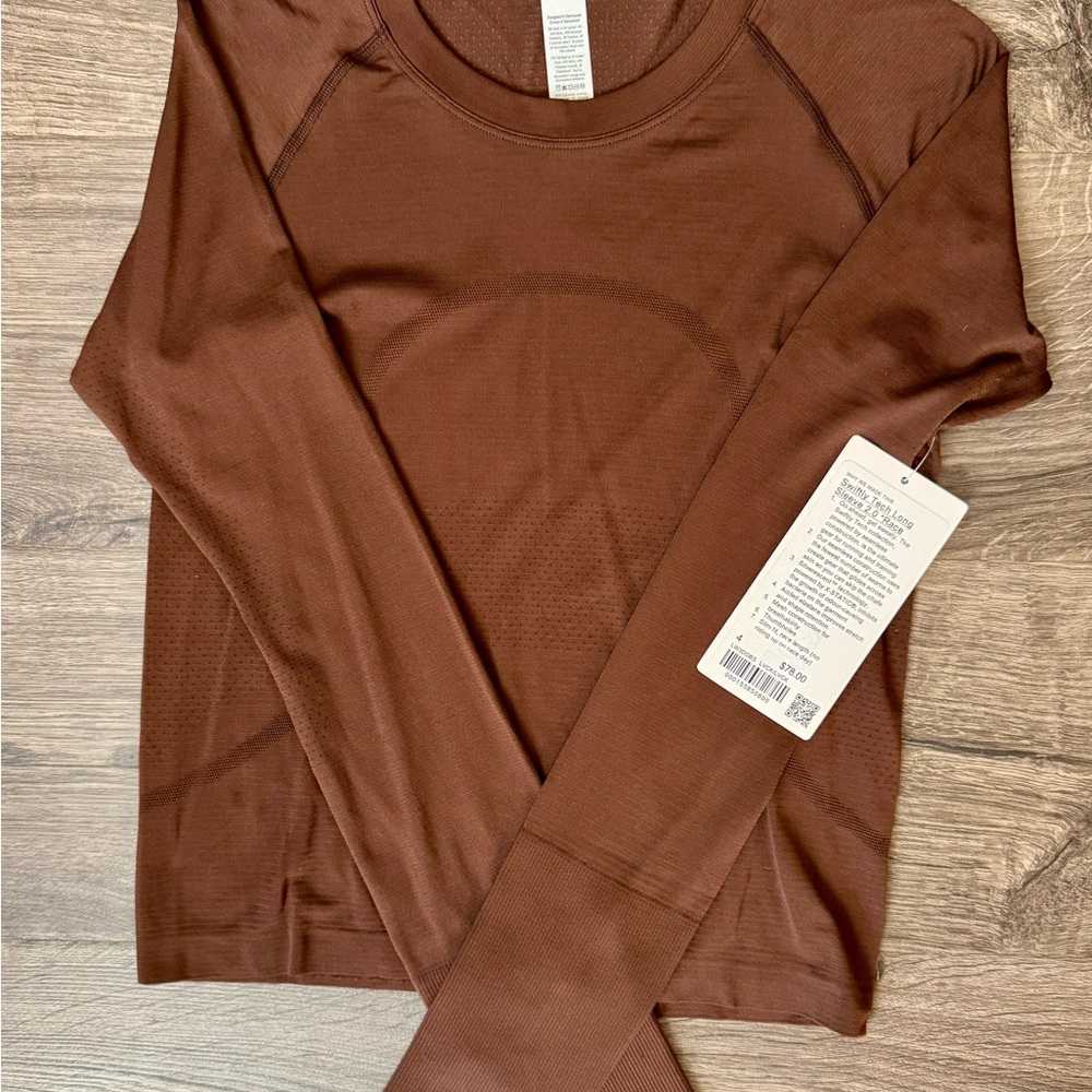 NWT Lululemon Swiftly long sleeve